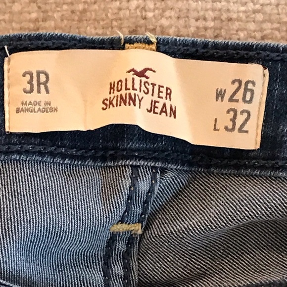 Hollister skinny jeans blue size 26x32 - Picture 2 of 6